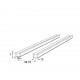 J6 BOTTOM GUIDE CABINET SLIDING DOORS m.006 / 50kg